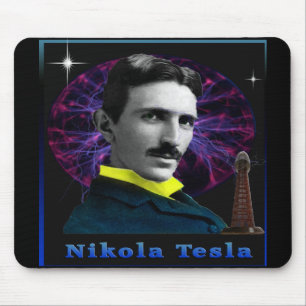 Alfombrilla De Ratón Nikola Tesla poster