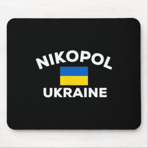 Alfombrilla De Ratón Nikopol Ucrania Bandera ucraniana País Ciudad Turi