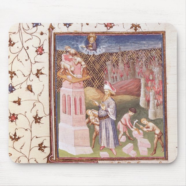 Alfombrilla De Ratón Nimrod que supervisa el edificio de la torre de (Frente)