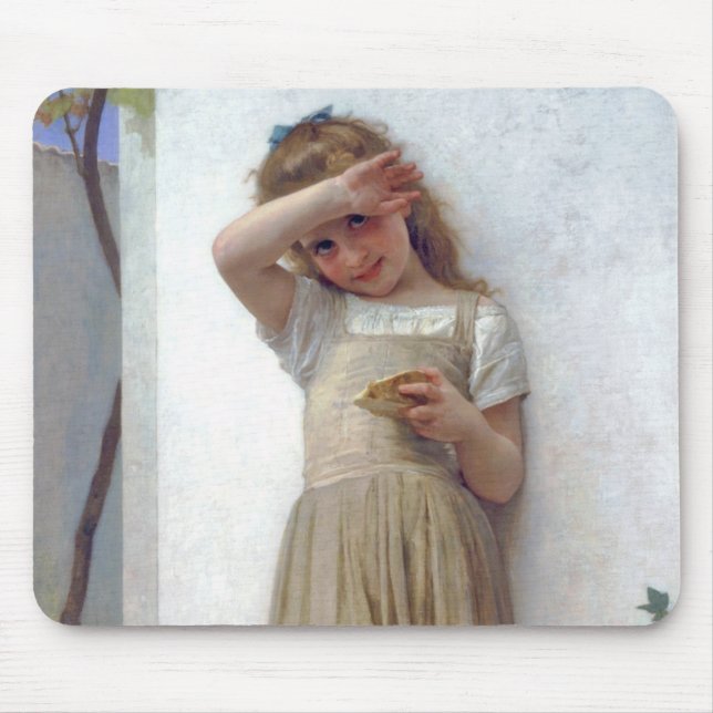 Alfombrilla De Ratón Niña pequeña, Bouguereau (Frente)