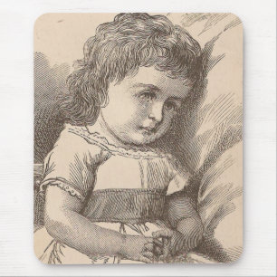 Alfombrilla De Ratón Niña Triste