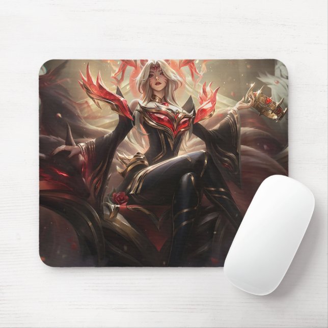 Alfombrilla De Ratón Nine Tail Fox Mousepad | Personalizable Mousepad (Con ratón)