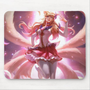 Alfombrilla De Ratón Nine Tail Fox Mousepad   Personalizable Mousepad