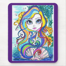 Ninfa Gaga en el medio arte Mousepad de la