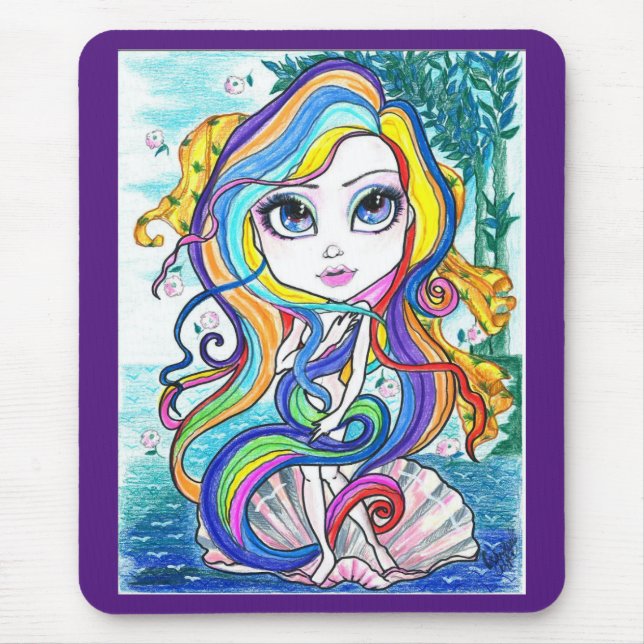 Alfombrilla De Ratón Ninfa Gaga en el medio arte Mousepad de la (Frente)