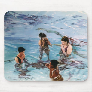 Alfombrilla De Ratón Ninfas en el agua/Ninfas en el agua