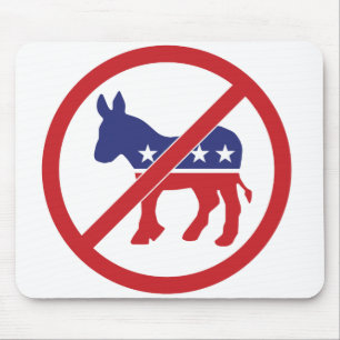 Alfombrilla De Ratón Ningún burro de Demócrata de la política