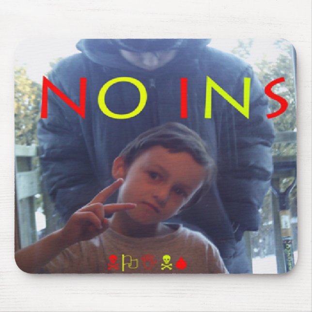 Alfombrilla De Ratón Ningún Ins Mousepad (Frente)