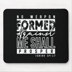 Alfombrilla De Ratón Ninguna arma forjada contra mí prosperará cristian