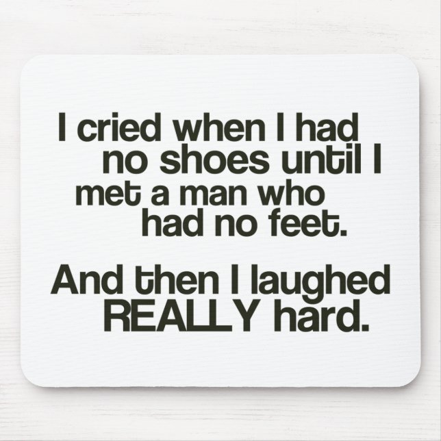 Alfombrilla De Ratón Ningunos pies Mousepad " (Frente)