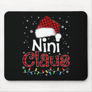 Alfombrilla De Ratón Nini Claus Funny Santa Claus Familia Compartida Pa
