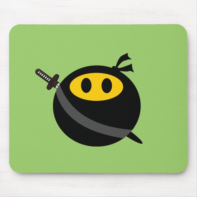 Alfombrilla De Ratón Ninja hace frente (Frente)