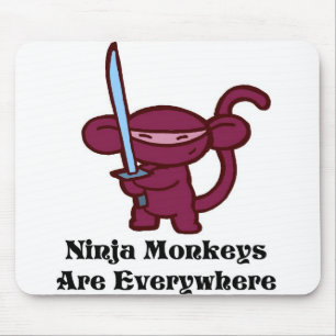 Alfombrilla De Ratón ninja-monkeysareeverywherer