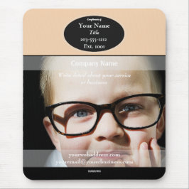 Alfombrilla De Ratón Niño con gafasAlfombrilla de ratón promocional - H