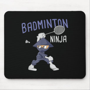 Alfombrilla De Ratón Niño de bádminton Ninja Kids Shuttle Boy Bádminton