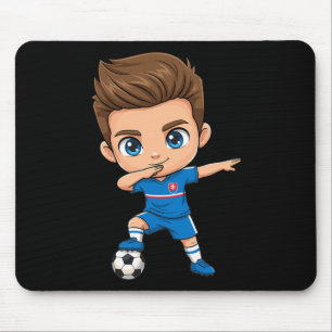 Alfombrilla De Ratón Niño de Eslovaquia Dab Meta Dibujos Animados Bande