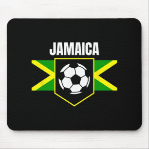 Alfombrilla De Ratón Niño de fútbol de Jamaica