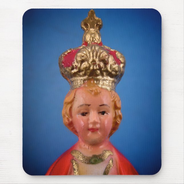 Alfombrilla De Ratón Niño de Praga Mousepad (Frente)