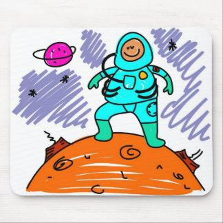 Alfombrilla De Ratón Niño del astronauta
