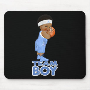 Alfombrilla De Ratón Niño del equipo étnico de básquetbol