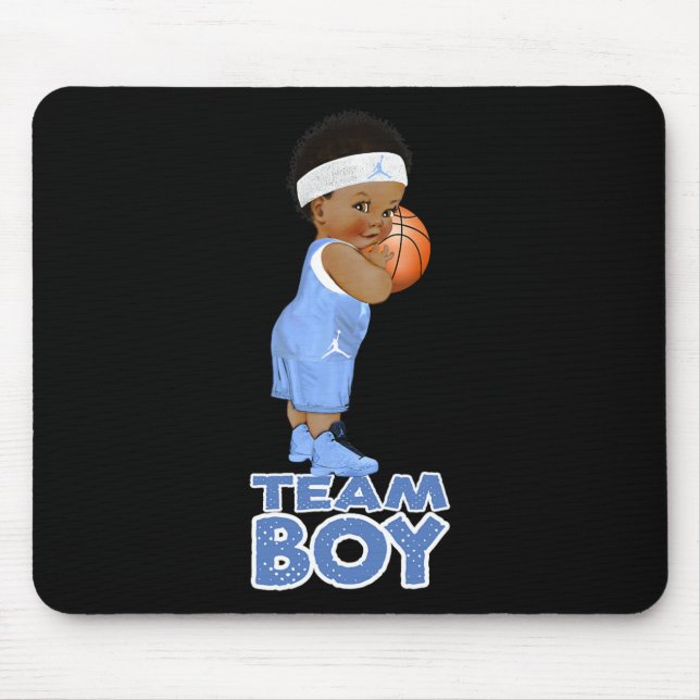 Alfombrilla De Ratón Niño del equipo étnico de básquetbol (Frente)