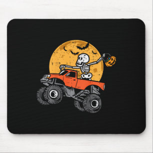 Alfombrilla De Ratón Niño esqueleto monstruo moto luna niño niño niño n