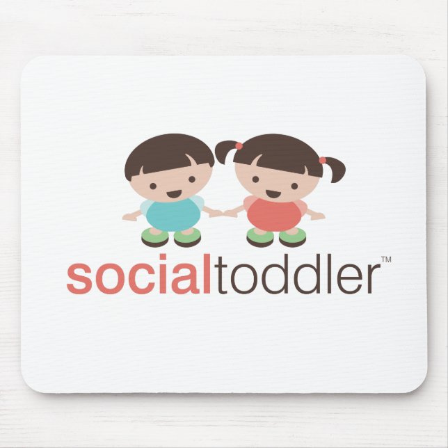 Alfombrilla De Ratón Niño social Mousepad (Frente)