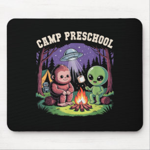 Alfombrilla De Ratón Niños acampan afuera niños de preescolar camping a