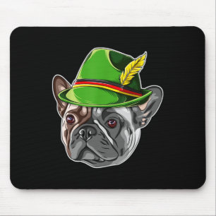 Alfombrilla De Ratón Niños bulldoges Niños Lederhosen Gorra Alpino