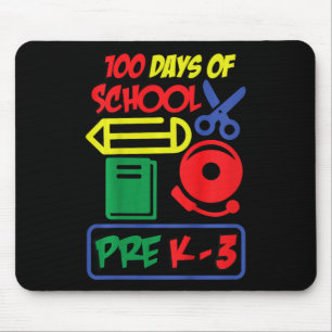 Alfombrilla De Ratón Niños De 3 A 100 Días Escolares