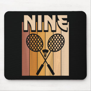 Alfombrilla De Ratón Niños de 9 años Dminton Nacimiento Niño Noveno Cum
