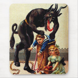 Alfombrilla De Ratón Niños de Krampus en Mousepad, Navidades de feriado