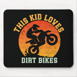 Alfombrilla De Ratón Niños Divertida Moto de Cross