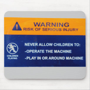 Alfombrilla De Ratón Niños no permitidos en la computadora