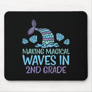 Alfombrilla De Ratón Niños Sirenan Olas Mágicas Segundo Grado Primero