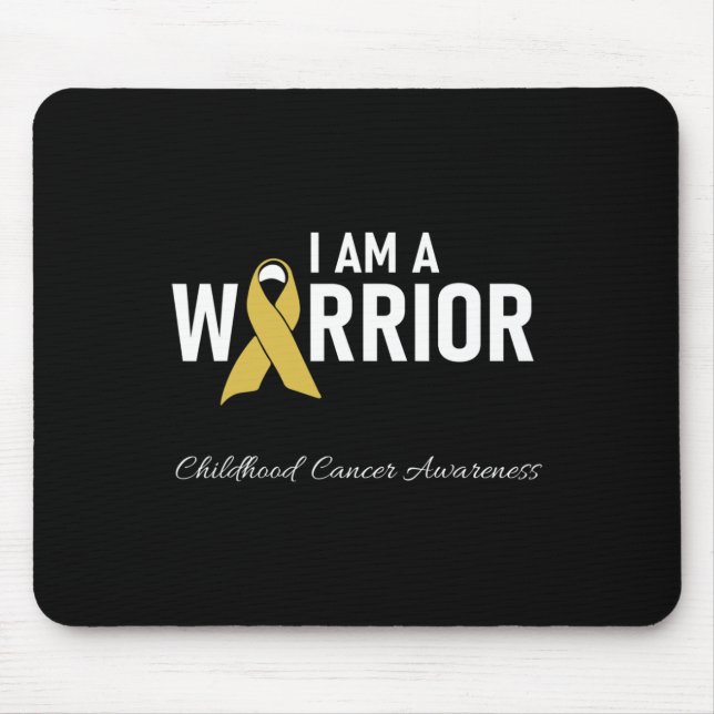 Alfombrilla De Ratón Niños sobrevivientes de la Cinta de Cáncer de Infa (Frente)