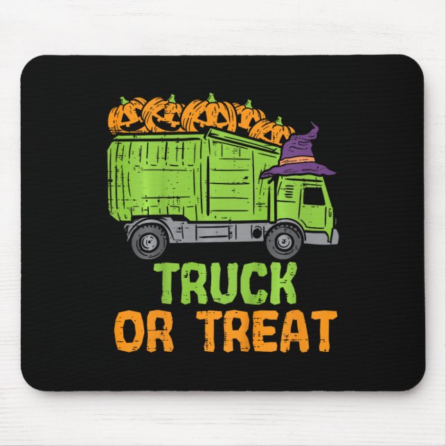 Alfombrilla De Ratón Niños Trucos de basura calabazas niño bebé (Frente)