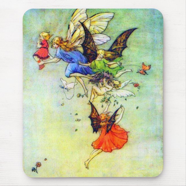Alfombrilla De Ratón Niños y Faerie Mousepad (Frente)