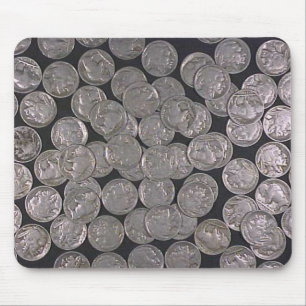 Alfombrilla De Ratón Níqueles del búfalo