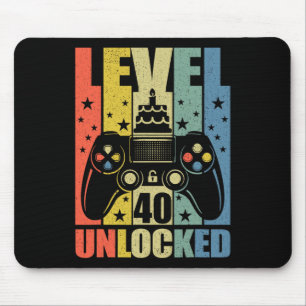 Alfombrilla De Ratón Nivel 40 Videojuego desbloqueado 40º jugador de cu