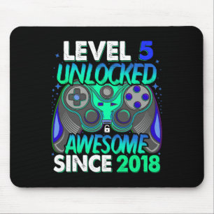 Alfombrilla De Ratón Nivel 5 Videojuego desbloqueado de 5 años de edad