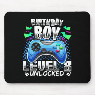 Alfombrilla De Ratón Nivel 8 Desbloqueado Videojuego Cumpleaños 8 Gif p