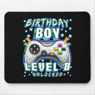 Alfombrilla De Ratón Nivel 8 Desbloqueado Videojuego Cumpleaños 8 Niño