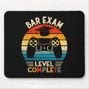 Alfombrilla De Ratón Nivel de Examen de Bar Completa Divertida Facultad