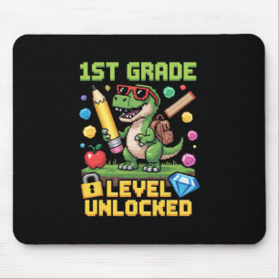 Alfombrilla De Ratón Nivel Desbloqueado Juego De Dinosaurios De 1er Gra