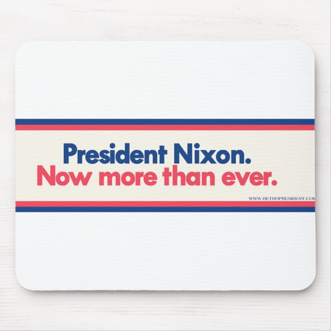 Alfombrilla De Ratón Nixon-NowMoreThanEver (Frente)
