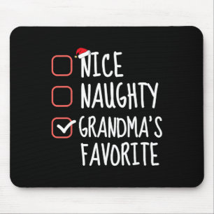 Alfombrilla De Ratón Niza lista de Navidades favoritos de abuela San