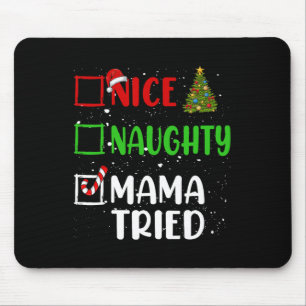 Alfombrilla De Ratón Niza mala mamá juzgada Navidades lista navidad