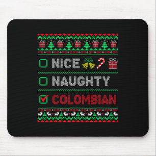 Alfombrilla De Ratón Niza traviesa Navidades colombianos lista de verif