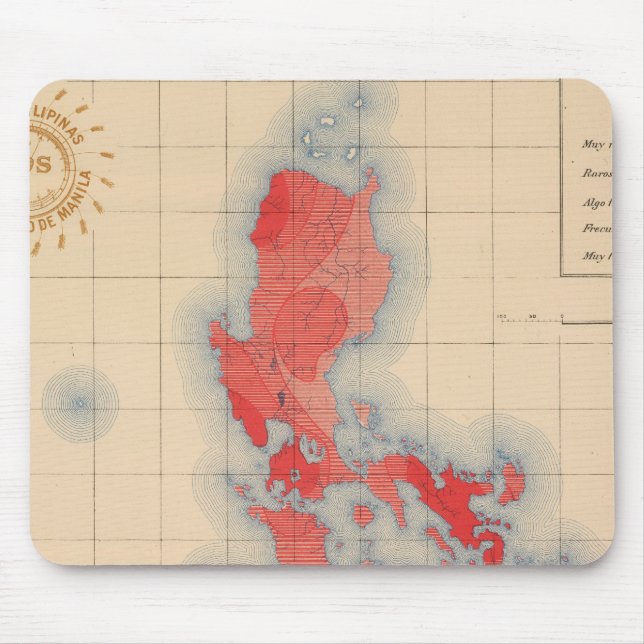 Alfombrilla De Ratón No 6 Rótulos de distribución (Frente)